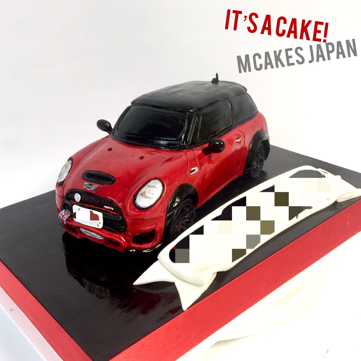 M Cakes Japan エムケーキ Mini John Cooper Works 16 Car Cake ミニクーパー ジョンクーパーワークス 3ドア ハイパーフォーマンス ハイスペック マシン エンジニア 車ケーキ 車 エムケーキ Mini 3door Johncooperworks Minicake