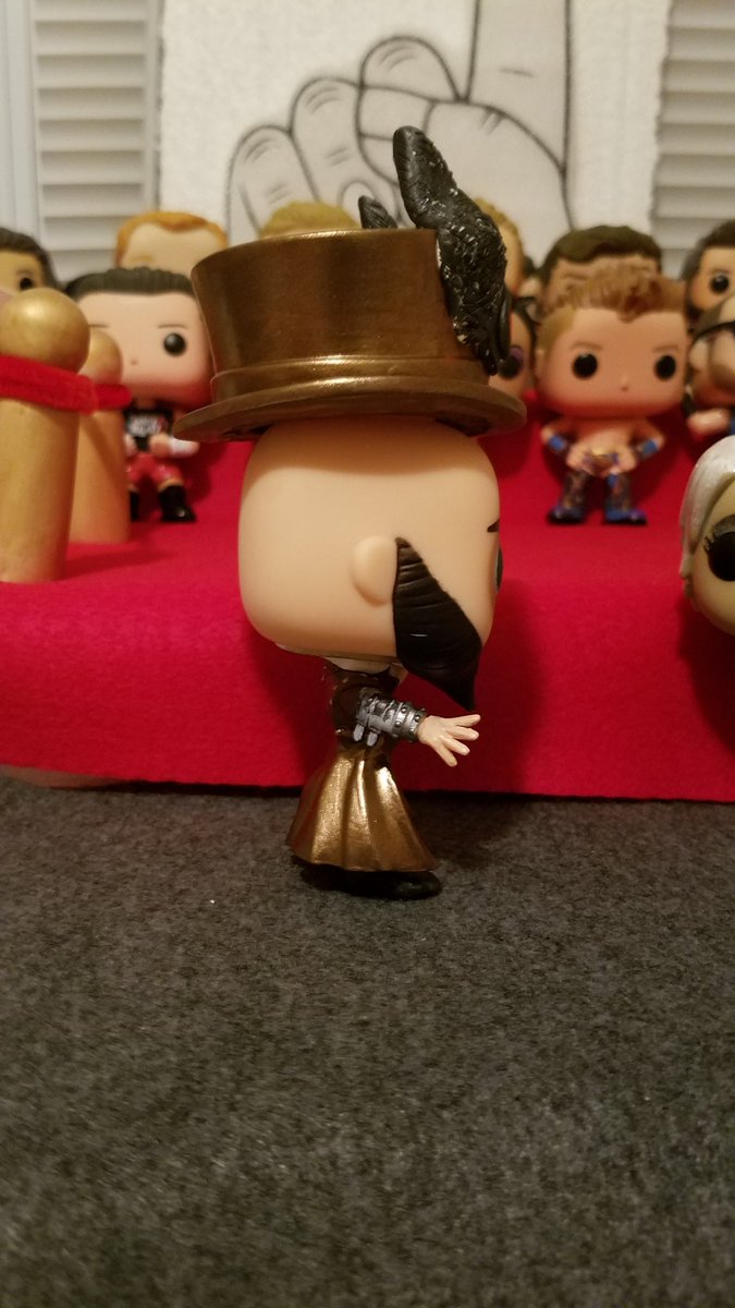 1Teflon_Don's tweet image. A whole month of sculpting   sanding and painting. One of the coolest ring attires in all of Wrestling. I hope I did it justice. Enjoy @RealSavageGent #PrettyProper