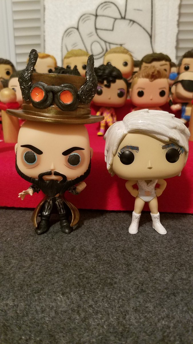 1Teflon_Don's tweet image. A whole month of sculpting   sanding and painting. One of the coolest ring attires in all of Wrestling. I hope I did it justice. Enjoy @RealSavageGent #PrettyProper