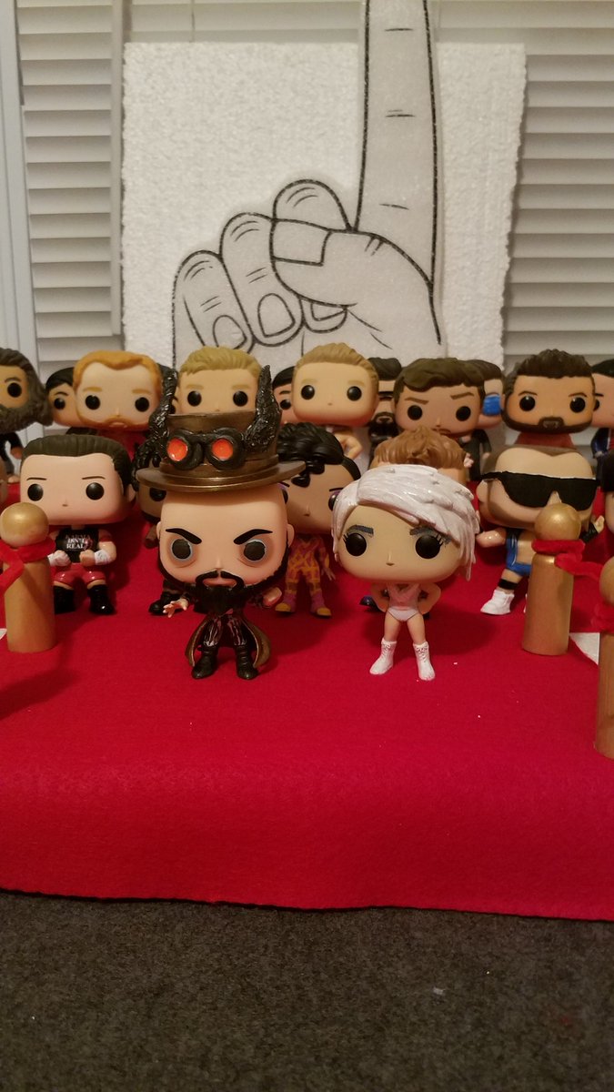 1Teflon_Don's tweet image. A whole month of sculpting   sanding and painting. One of the coolest ring attires in all of Wrestling. I hope I did it justice. Enjoy @RealSavageGent #PrettyProper