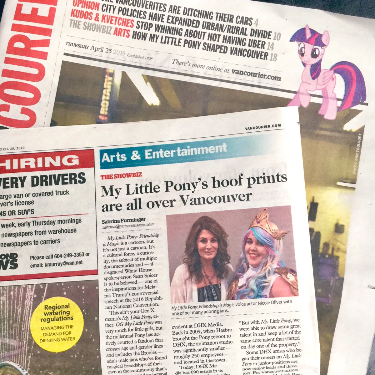 sabrinarmf's tweet photo. @mouthnoize Lookinโ good in print, Princess Celestia! ๐ฆ๐ #mlp200 #mylittlepony #BeyonceYoda https://t.co/smWrtO22FK