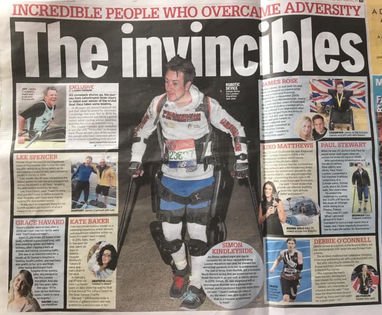 leespencer_RM's tweet photo. Thanks @DailyMirror great story to be part of. #NotDefinedByDisability #TheRowingMarine @theRMcharity @EndeavourFund @MajGenStickland @Convent_Gib https://t.co/Dw0iD8dKLh