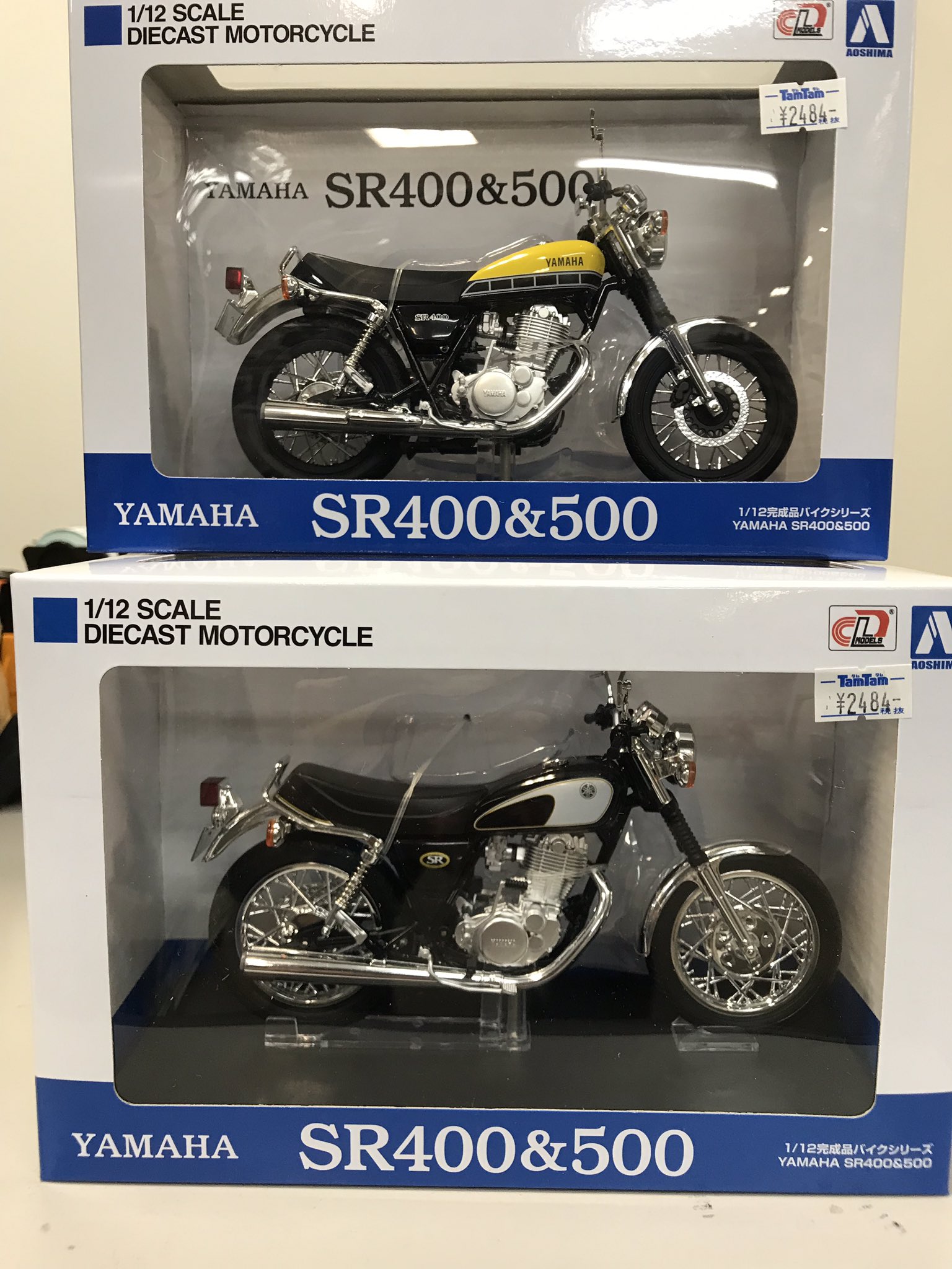 SR400 500 純正サイドカバー 左右セット グリタリングブラック 美品