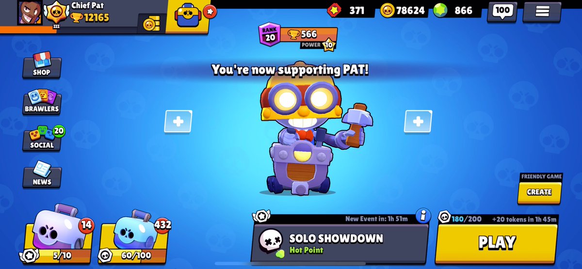 Chief Pat On Twitter Creator Codes In Brawlstars Use This Link To Support Your Boy And Whenever You Spend Paid Gems Inside Of The Game I Ll Get A Lil Piece - brawl stars boy game over