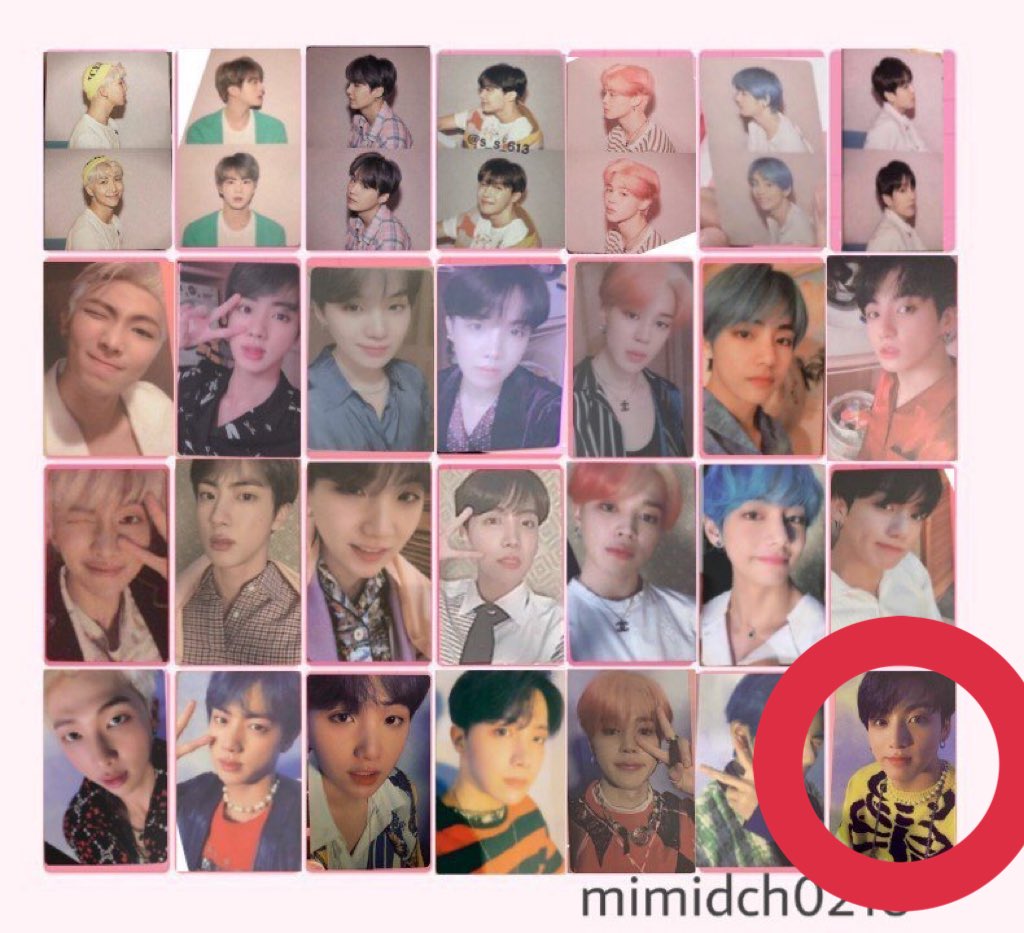BTS PERSONA グク トレカ