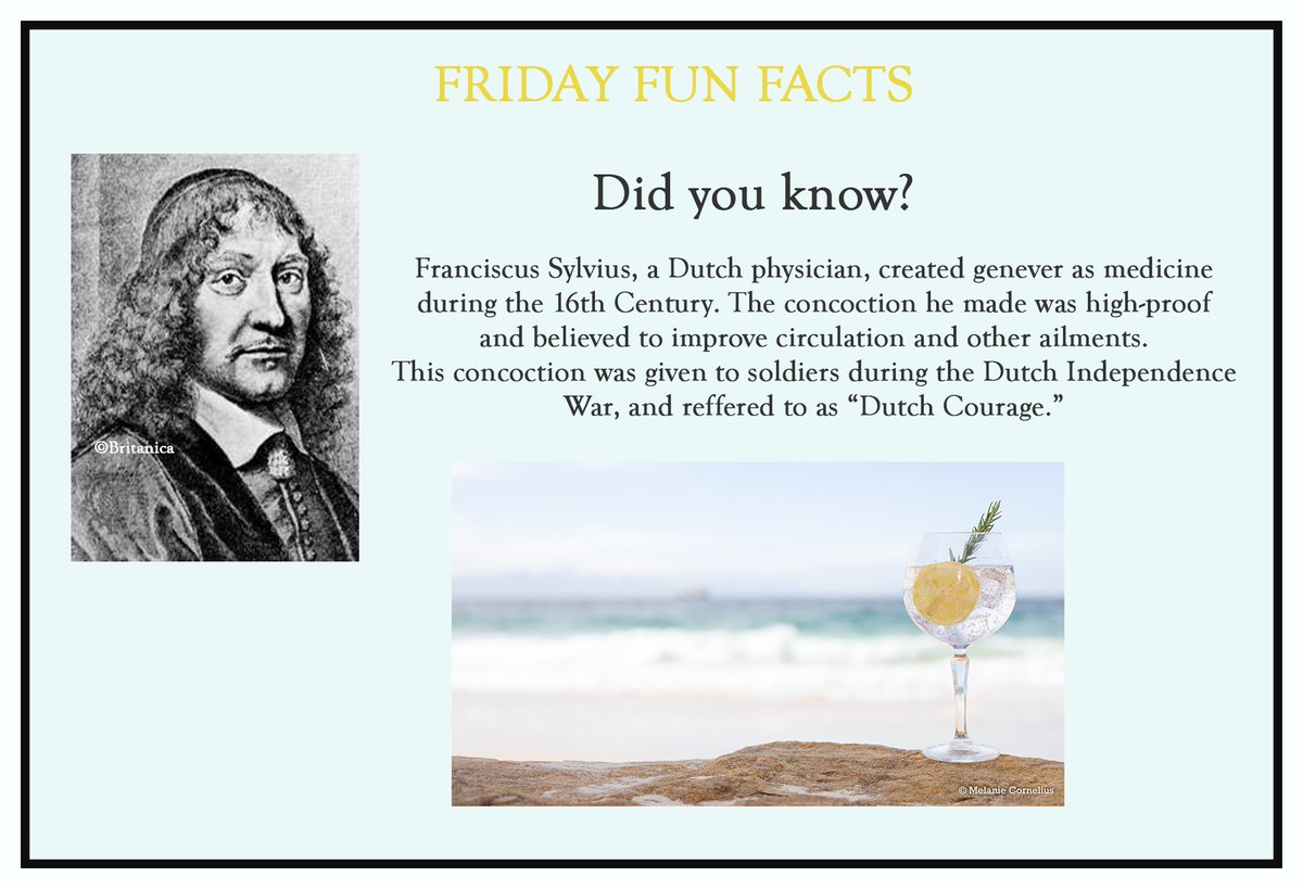 Friday Fun Fact......

Have a stunning coming weekend! Have a Gintastic one! 

Making the world a better place one sip at a time.......

#gin #ginfact #genever #dutchcourage #gintasting #craftgin #gindistillation #rubygin #capedrygin #capetowngincompany