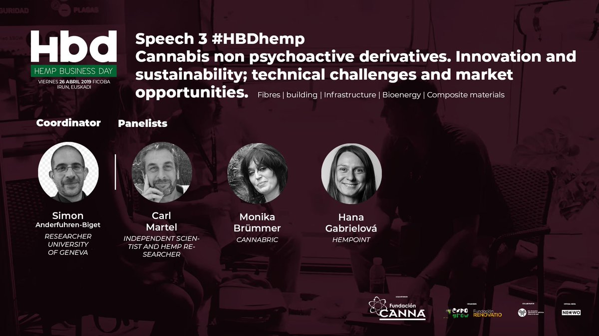 HempHbd's tweet photo. In a few minutes the first Congress of industrial hemp and CBD is starting! 🍃🌿

Check the conferences and speakers that will be at @HempHbd

More information at: https://t.co/gRtBMsWQnP

#HBD2019 #wegrowtogether https://t.co/fEcFQ1jVJy