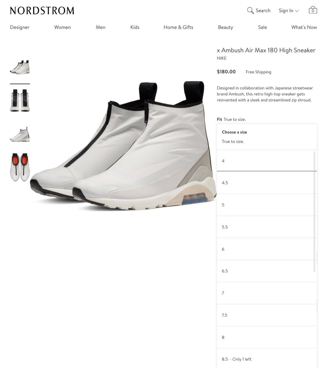 air max 180 true to size