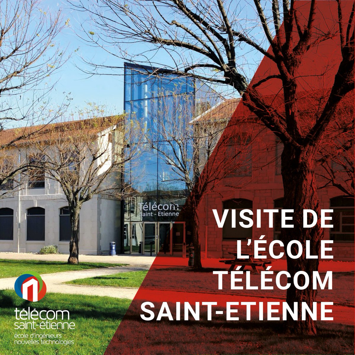 La visite de <a href="/TelecomStE/">Télécom Saint-Étienne</a> c'est demain ! 📢Saviez-vous qu'un club #robots, un incubateur de #startups ou un studio vidéo se cachent dans nos locaux ? Rdv de 12h30 à 13h30 pour le découvrir ! 

Pour vous inscrire 👉forms.gle/f87MRiSoizzfYe…

<a href="/le_Mixeur/">Saint-Etienne Mixeur</a> <a href="/saint_etienne_/">Ville Saint-Étienne</a>