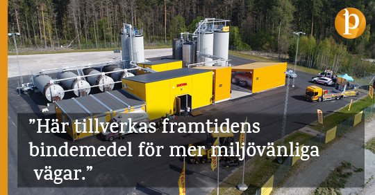 – Vi tror att emulsionsprodukter ligger helt rätt i tiden. Kalla  beläggningsalternativ är mycket intressanta, särskilt ur ett miljöperspektiv, säger Christian Högström, Svevia. iperspektiv.se/5.4a7c803116a2… #svevia