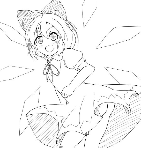 チルノちゃん
今日はもう疲れたから色塗りは明日 