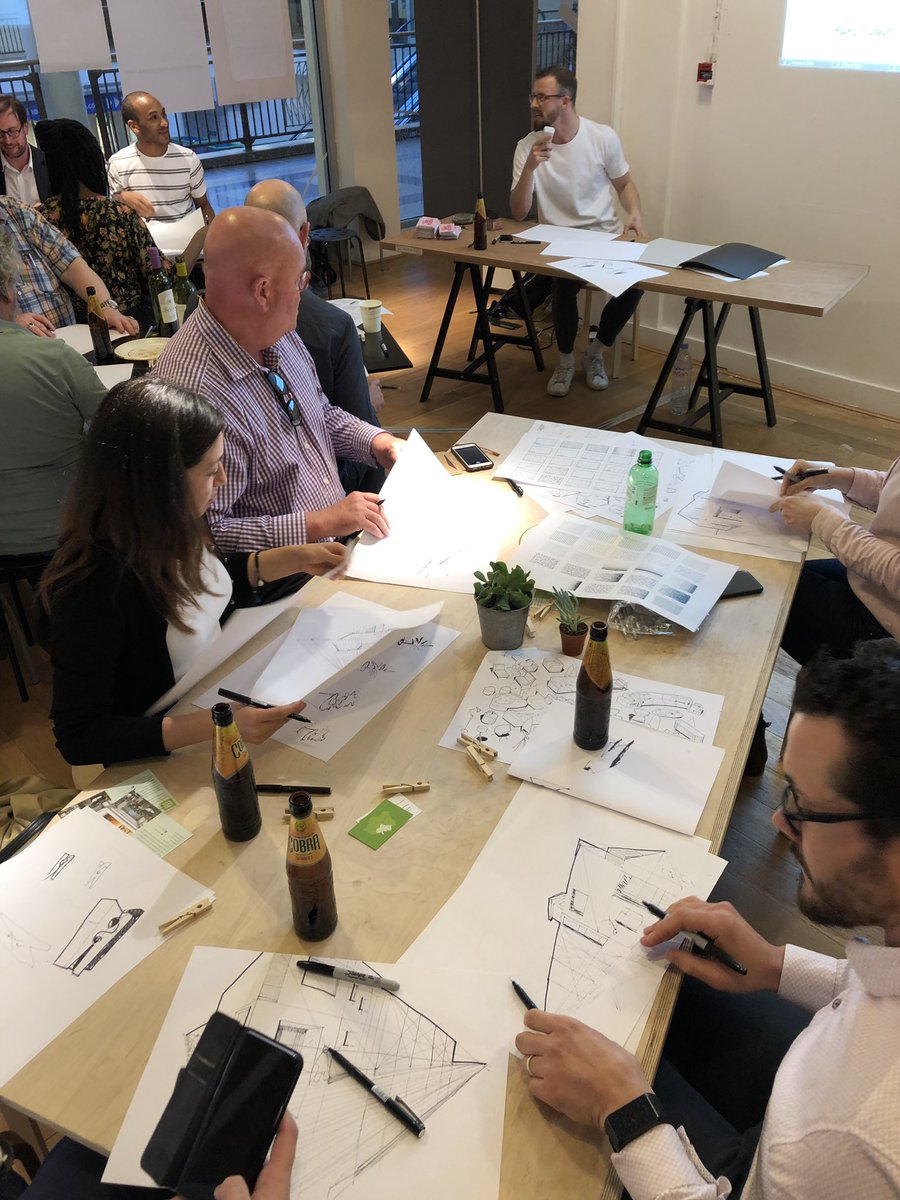 Drink and Draw evening hosted at <a href="/store_arts/">Croydon Arts Store</a> last week with <a href="/Philip_M_B/">Philip Buckingham</a> . Thanks all that turned out. A dive into 2 point perspective drawing techniques incorporating scale and massing and adding further detail with hatching and shadow. See you at the next one!