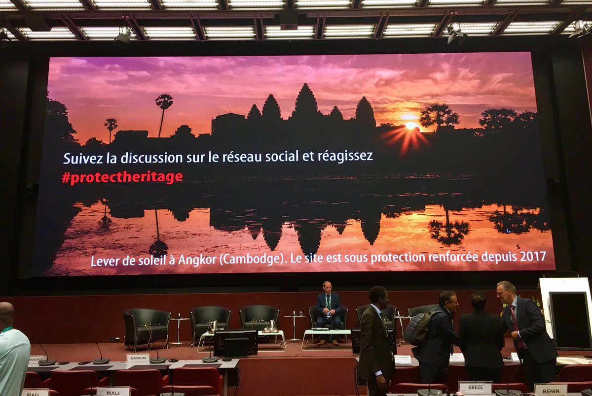 UNESCO_ch's tweet photo. Getting ready for the 2d day of the International Conference for the 20th anniversary of the #SecondProtocol of the #1954HagueConvention in #Geneva #Switzerland. Follow the discussion using the hashtag #ProtectHeritage. https://t.co/cuLN3OS8xU