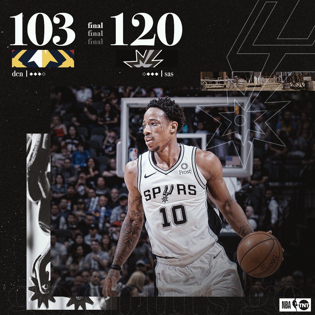 DeMarvelousGOAT's tweet photo. I'm from the future, and I'm here to tell you that even in the year 2042, we still have not developed automobiles more efficent than DEROZAN and ALDRIDGE in game 6.
#SpursInSeven https://t.co/PbVGi6c6ac