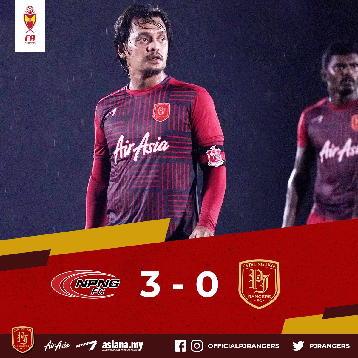 Our #SelangorFACup2019 run comes to an end.

#PJRangers
#FASelangor