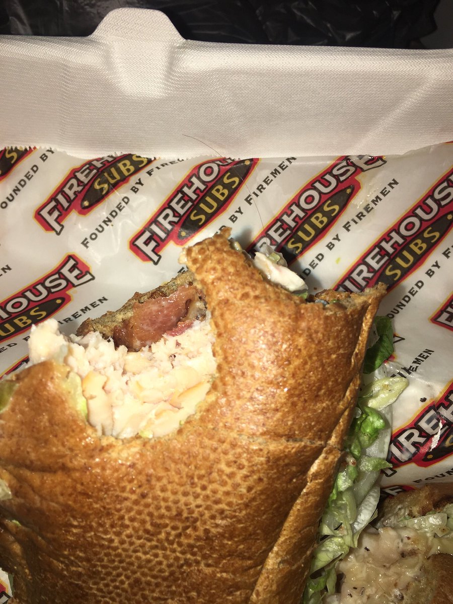 FuckJibbles's tweet photo. You ever bit into a sub just to realize there’s not 1, but 2 long black hairs in it? Thought we were cool. Gonna need free subs for a year @FirehouseSubs https://t.co/NF1aQYUdWg