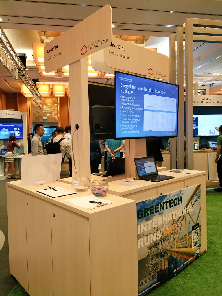 AxxisConsulting's tweet photo. We are so proud to have been a part of the #launch of the #Huawei #Cloud &amp; #AI #Innovation Lab in Singapore this week. Thanks to everyone who visited us during the last 2 days and to @HuaweiCloud for inviting us to the event!! #DigitalTransformation https://t.co/7uGgB88hnw