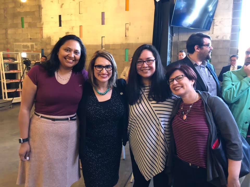 Mary4MN's tweet photo. Celebrating Latinx with our MN Lieutenant Gov Peggy Flanagan 💕 and our MN Governor Tim Walz. 

As the Latino population expands, the need for hispanic leaders in our Latino community is a must!! Proud and honored to be part of this opportunity to celebrate our Latinx leaders! https://t.co/9yMCuwMfT5