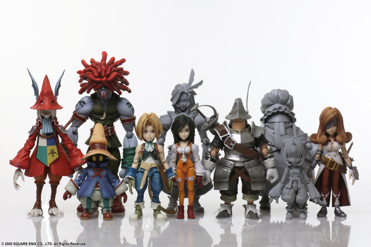 Square Enix Official Goods Final Fantasy Ix のあのキャラクター達がブリングアーツに 原作の世界観を存分にお楽しみいただけるよう 細部まで忠実に再現 現在制作中となりますので 続報をお楽しみに ジタンとガーネットのセットは予約受付中です