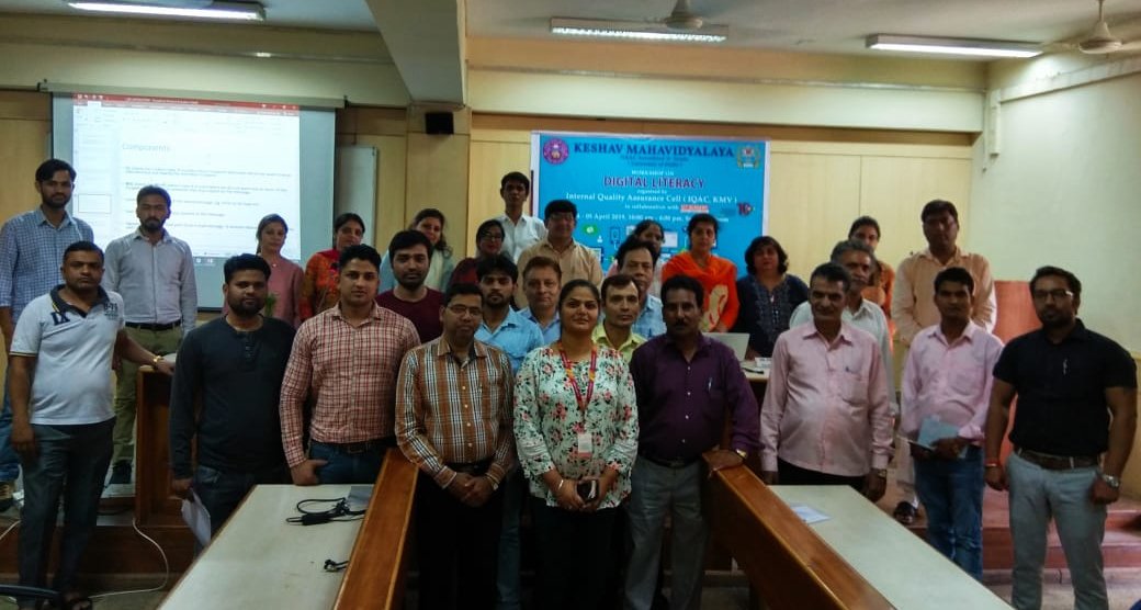 ictacademyindia's tweet image. ICT Academy conducted Faculty Development Programme on Digital Literacy at Keshav Mahavidyalaya, North West Delhi from 4th April 2019 and 5th April 2019.
To know more: ictacademy.in/Pages/PressDes…
#ICTAcademyIndia #FacultyDevelopmentProgramme #DigitalLiteracy #KeshavMahavidyalaya