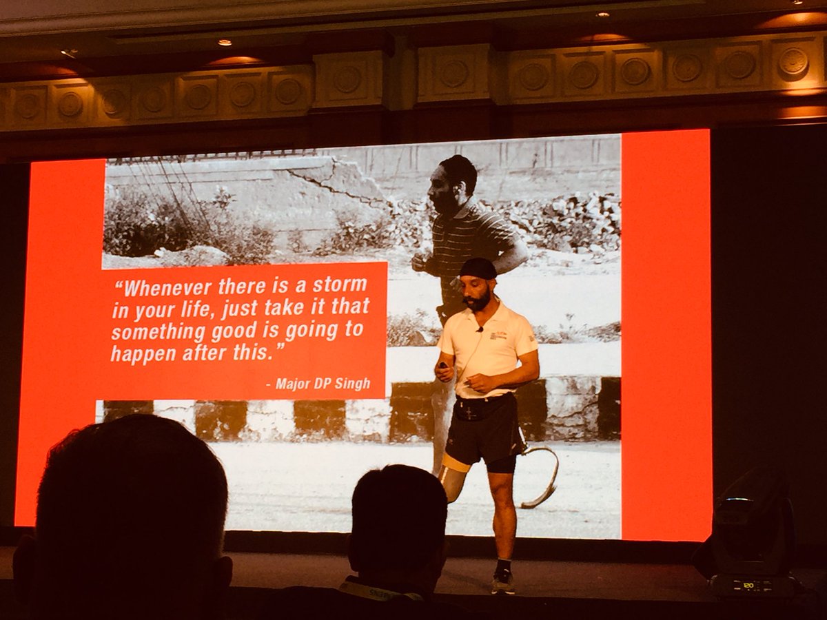 BhavukNagpal's tweet photo. One of the most awe-inspiring sessions of @SiemensPLM #Manthan2019 by @MajDPSingh. Thank you sir for helping us clean the lens through which we see the world. Your story will keep us motivated during times of struggle @Gautamplm @OMRcat https://t.co/UdtcEZEpiG