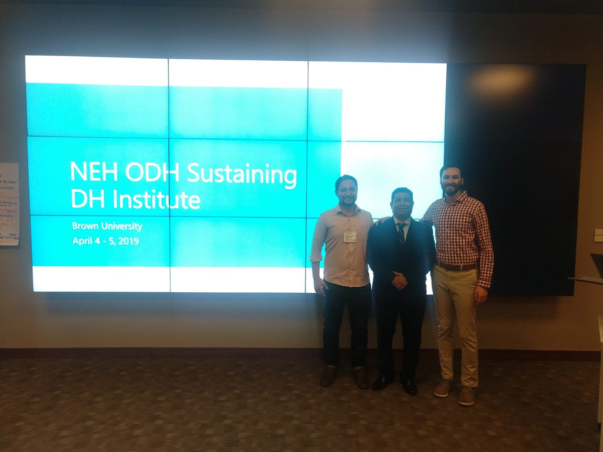 carpjuarez1's tweet photo. A great experience of #sustainingdh at @BrownUniversity and presenting the Digital Archive of GAM at @haverfordedu. Thanks to all those interested in Guatemala historical memory. https://t.co/GTqRPPVnUY