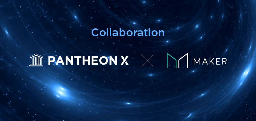 pantheon_x's tweet photo. PANTHEON X Has Adopted MakerDao's $DAI Stablecoin into its Ecosystem.  Learn more: https://t.co/7i5FK9tK4k @MakerDAO https://t.co/qewAzH3PZN