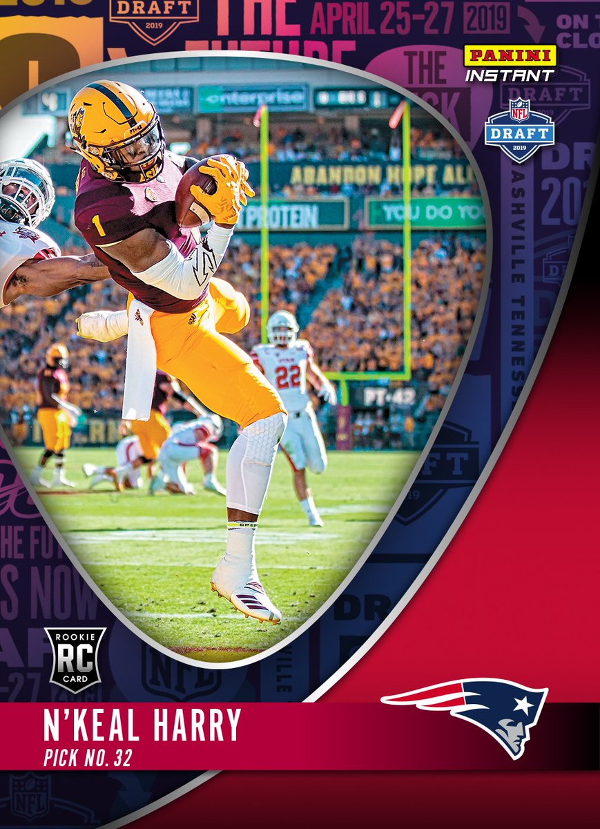 Big things coming, @Patriots! Can’t wait to get to work. Here’s my 🔥 #NFLDraft #PaniniInstant trading card: qr.paniniamerica.net/2rvwb 

#GoPats #RatedRookie