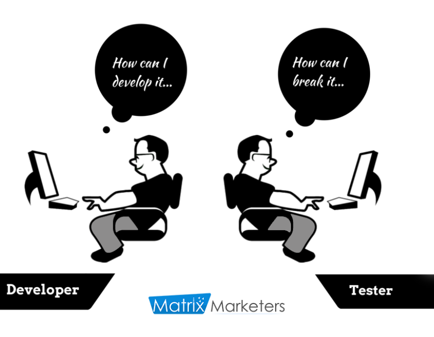 mtrxmrktrs's tweet photo. Tester Vs Developer β The Fight. But, team work makes dream work.βοΈ
#MatrixMarketers #Developers #Programmers #Tester #ProjectManager #TeamWork #DreamWork #Success #Developer #programmer #WebDev #Nodejs #phpdeveloper #Manger #Business #BusinessDevelopment https://t.co/ZxLqgUNRhP
