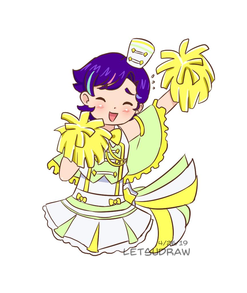 Letsudraw's tweet photo. Popim's teaching Prism how to cheer!
(Although Prism's a little embarrassed hehe...)
#triplex #prismhanazono #popim https://t.co/xcVfF0qaYo