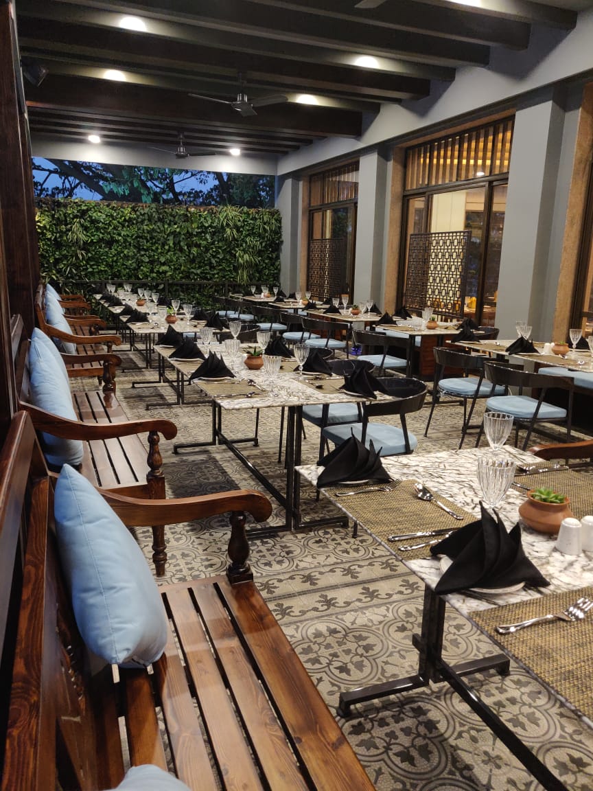 VyomDesign's tweet photo. We are honoured to be associated with one of Bangalore’s most beautiful and iconic #restaurants, Ebony Restaurant. Now open at Miraya Rose Annexe, Whitefield, #Bangalore.

Project: Ebony
Client: Aswati Inns Pvt. Ltd.
Architect: Kabir Hira
Furniture: https://t.co/EXqW0WLLXH https://t.co/rXRTemZofp