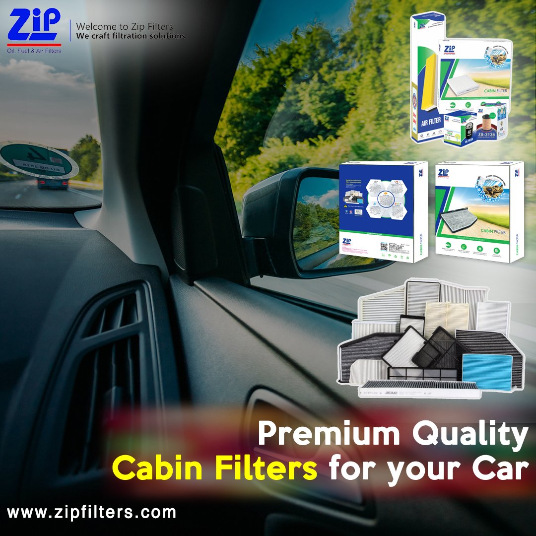 ZipFilters's tweet photo. We are producing the premium quality cabin filter for your cars to safeguard your health from the harmful gases.

#cabinfilter #airfilter #zipfilter #pollution #harmfulgases #bacteria #pollen #health #car #bestquality #family #safeguard https://t.co/WhZR2BsTtk