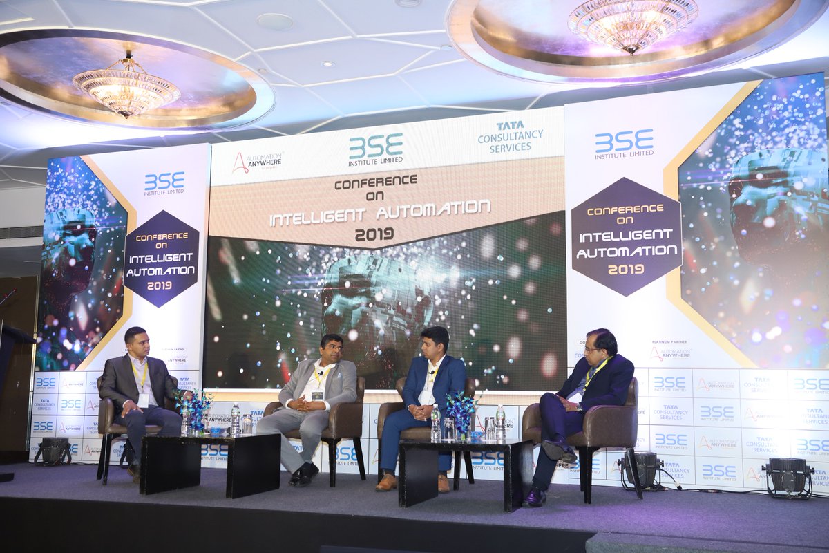 finxinstitute's tweet image. #ItelligentAutomationConference2019
Panel Discussion on Transitioning from RPA to Cognitive Automation.
@BSEIndia
#PanelDiscussion #CognitiveAutomation #RPA