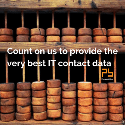 ProspectaBase's tweet photo. For the very best #ITcontactdata count on Prospectabase https://t.co/3NHEI3pBGq #B2Bmarketing #data #bethebest #countonus https://t.co/EIFuEmr6iY