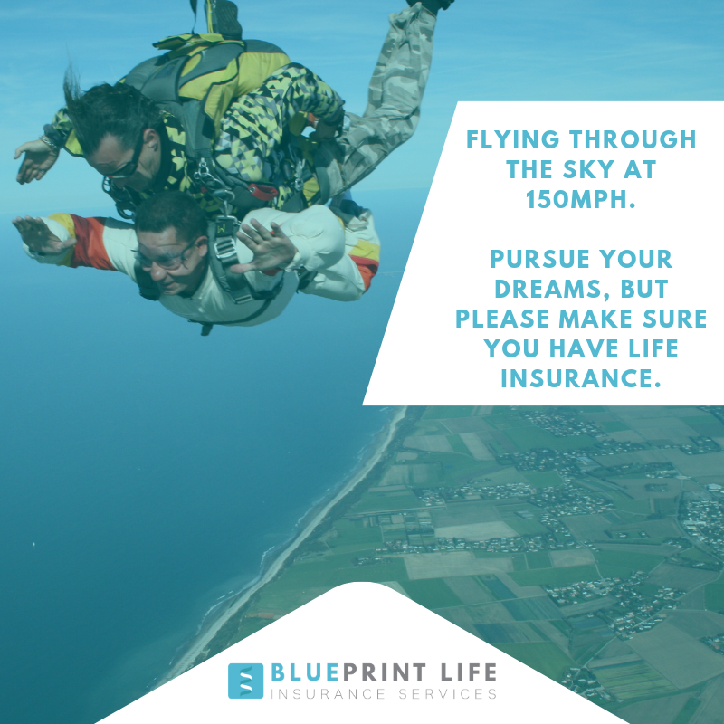 BlueprintLife1's tweet photo. Pursue your dreams, but just in case there is a problem with the parachute, make sure you're protected.
-
BluePrint Life - Making Insurance Matter
-
-
#LifeInsurance #ExtremeSports #LifeCover #SmartChoice #InsuranceIndustry #Protection #ProtectionInsurance https://t.co/Sz40jcYFBH