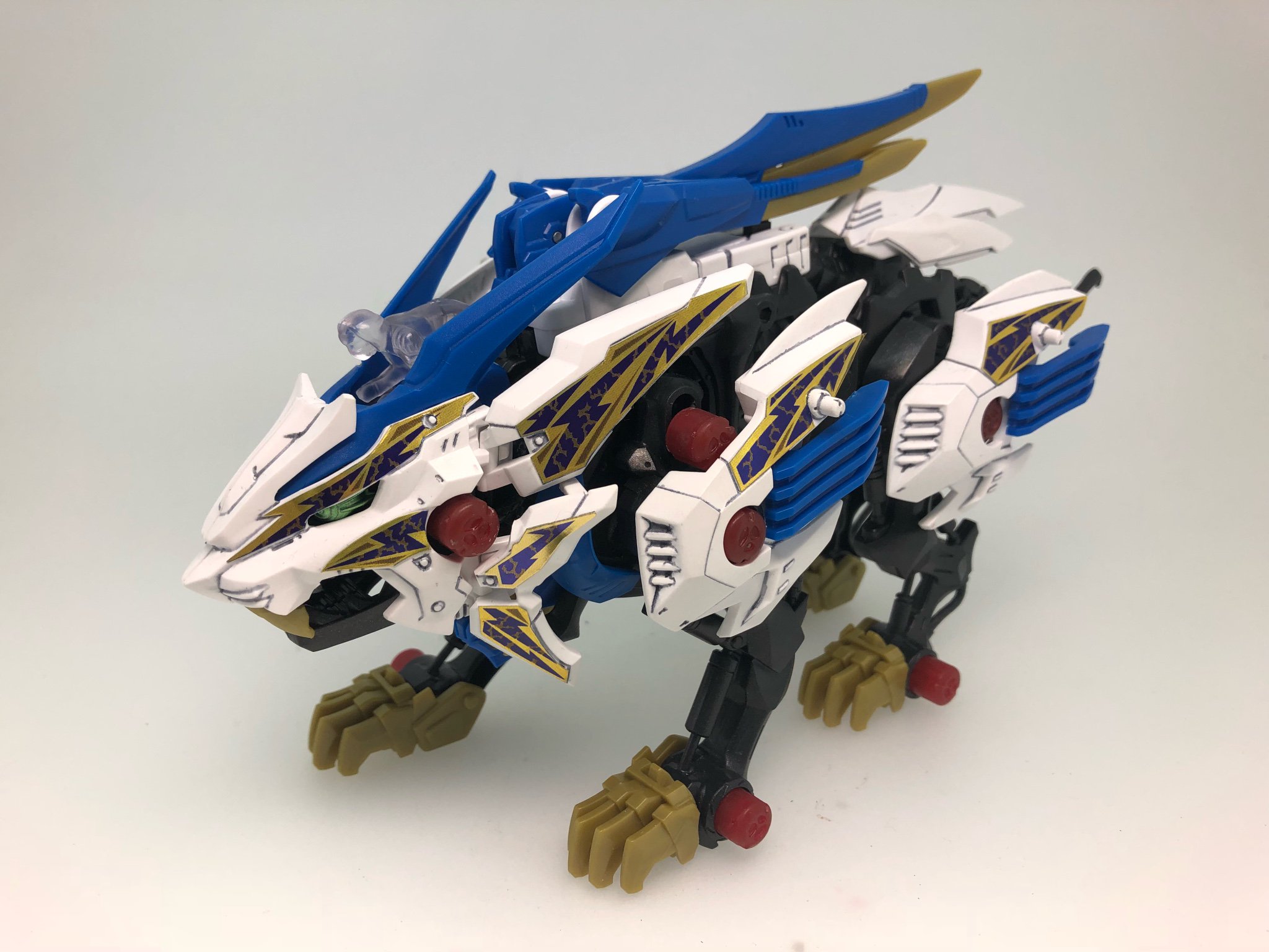 ゾイドワイルド銀獅子ステッカー100名限定品 h*c様 ゾイド ワイルドライガー銀獅子ver. グラフィティーラベル