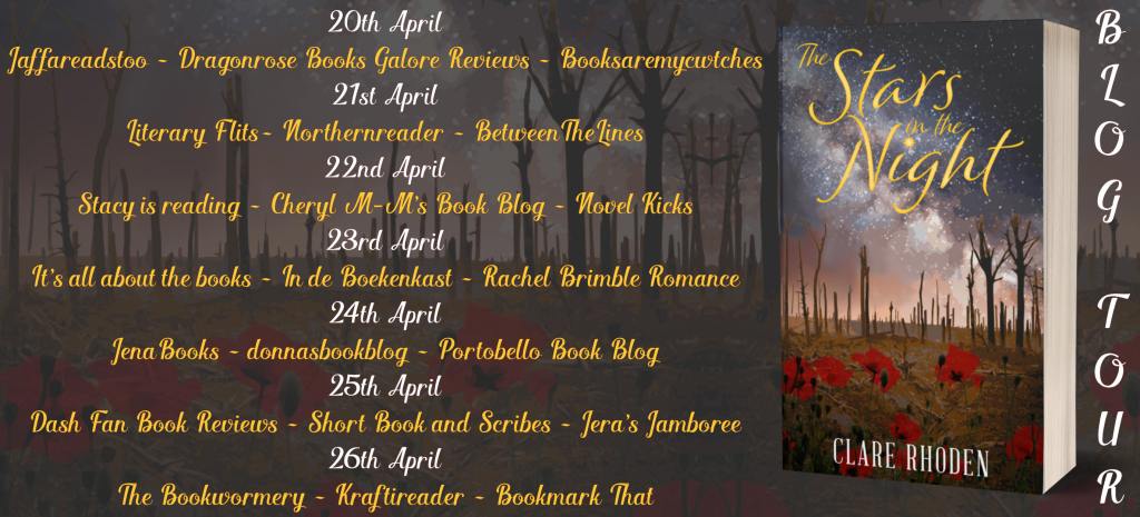 kraftireader's tweet image. The Stars in the Night by Clare Rhoden @ClareER @rararesources #blogtour #bookreview #WWIfiction #HistFic #giveaway kraftireader.wordpress.com/2019/04/26/the…