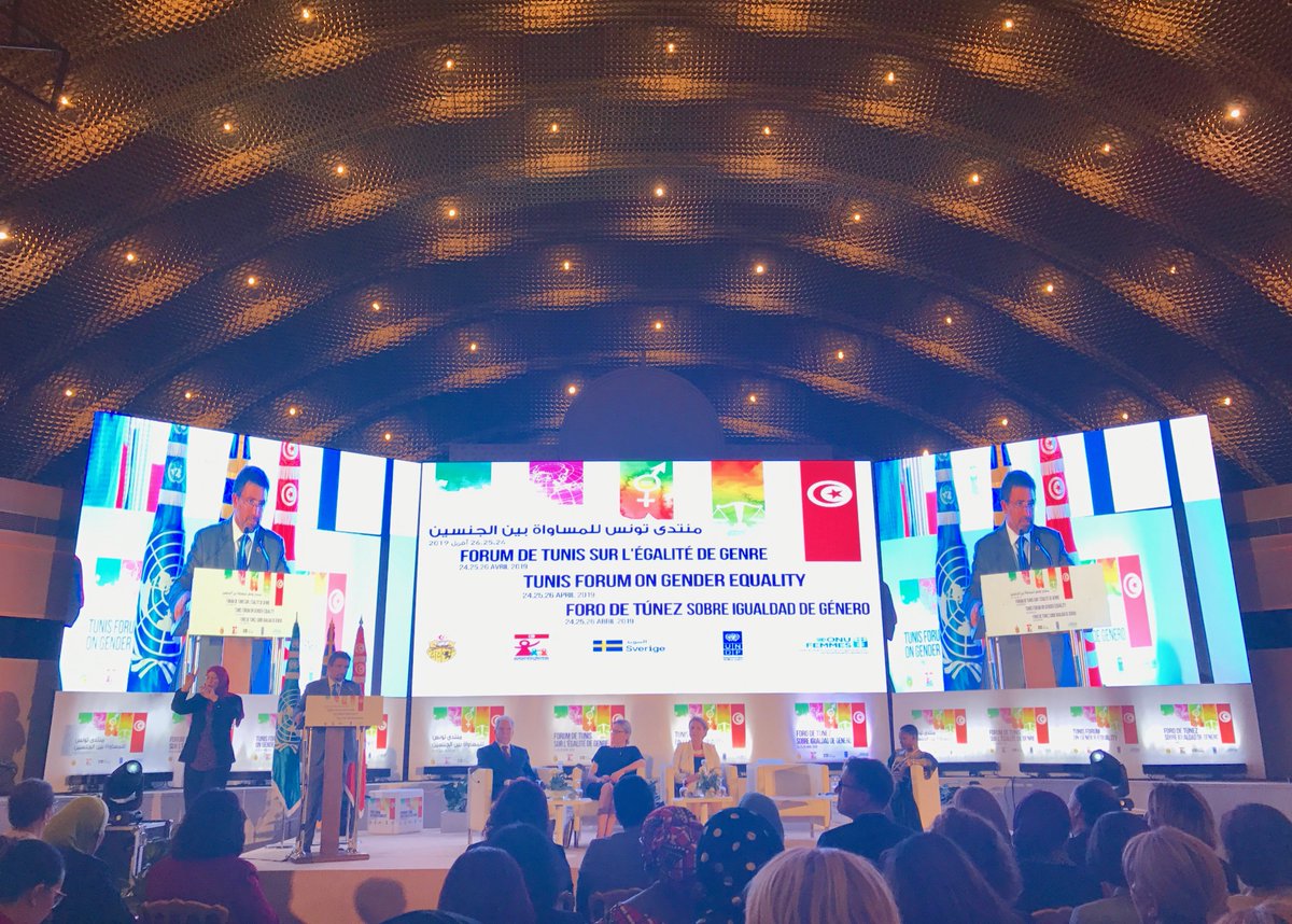 UNDPLive's tweet photo. As we have heard, the path leading to #genderequality has evolved, and the forum’s recommendations deal with new challenges and the new solutions that we need to adopt - says Diego Zorilla, UN Resident Coordinator, Tunisia, at the closing session #TunisGender https://t.co/dEC1mlSaVQ