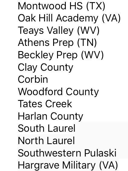 headcoachbrad's tweet photo. Excited to announce the field for 9th annual @LegacyNClassic at North Laurel-London,KY December 5-7,2019. 
@CoachTucker_MHS @OHACoachSmith @coachAwood @PrepAthens @GBCBasketball @TonyPietrowski @TCBasketball_ @CoachJDavis @HargraveHoops @CoachMahan @SportsOT https://t.co/jaMaWRFqD4