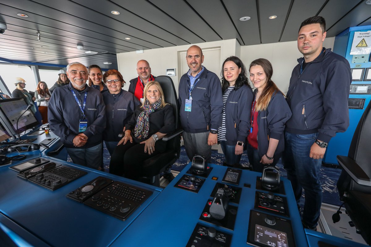 LisaLutoffPerlo's tweet photo. We announced @y_kakabadse #CelebrityFlora godmother as a champion of sustainable travel, Ecuadorian-native @ADRIANA_HOYOS was inspired to design the interiors from her connection to the region & @UMiamiRSMAS #Oceanscope will measure & map data for scientists to share! #Galapagos https://t.co/1mObPmXXJb