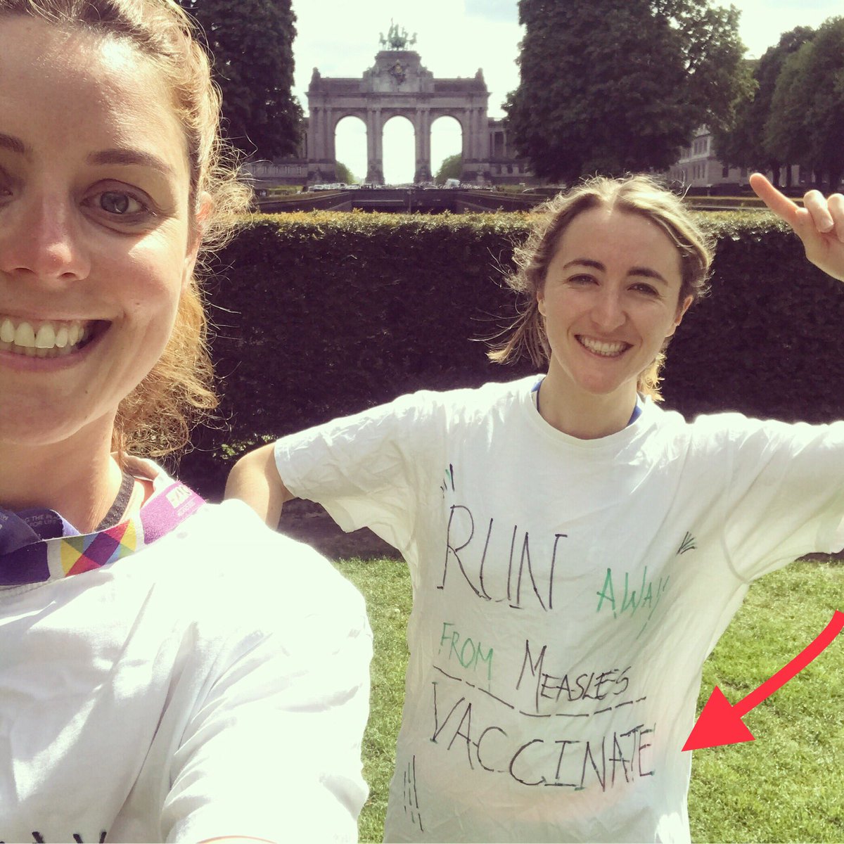 Today a very special run at lunch in support of #ImmunisationWeek - #vaccineswork #justdoit 

#FridayMotivation