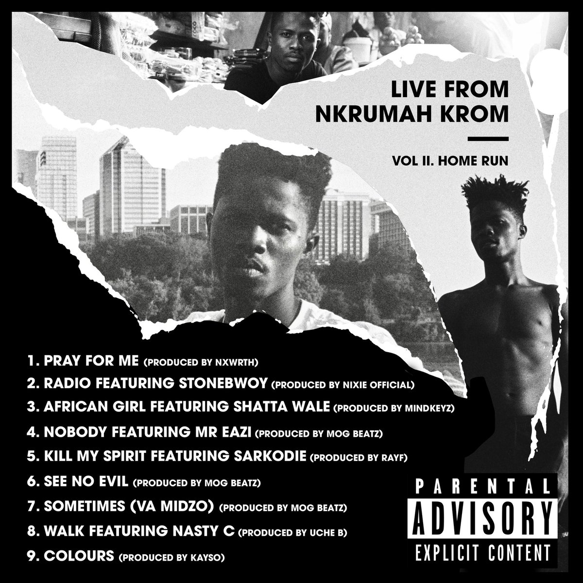 KWESIARTHUR_'s tweet image. Been patiently waiting to share this with you guys since last year. Proud to say LIVE FROM NKRUMAH KROM VOL. II (HOME RUN) IS OUT NOW. Blessings to everyone involved in this project 🙏🏾💙🇬🇭🌏

smarturl.it/e6v10q