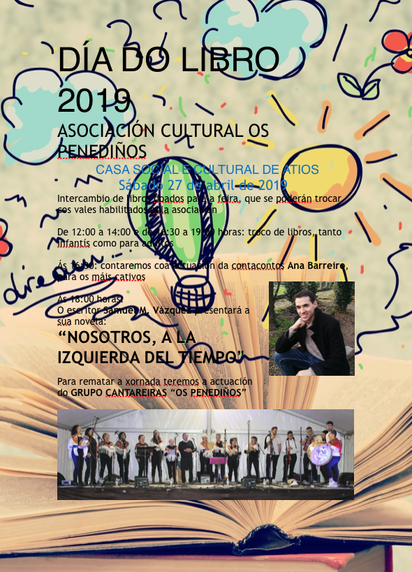 sondolouro's tweet image. Os Penediños de #Atios celebran este sábado o Día do Libro bit.ly/2Vw5vv2