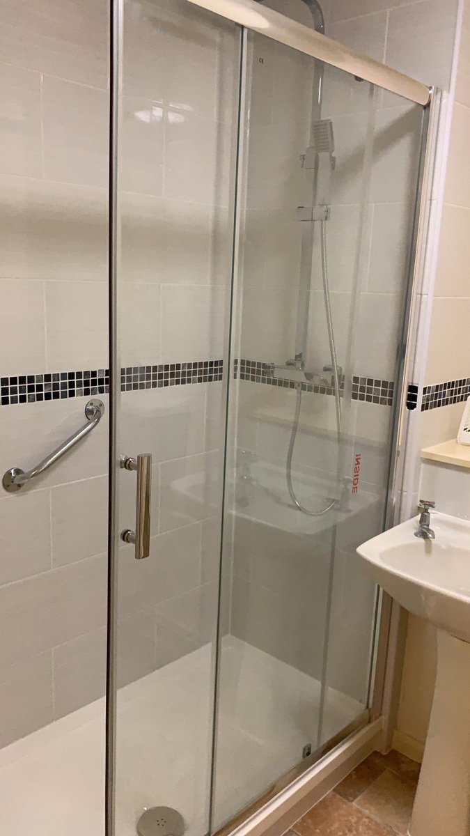 bigcharliebcafc's tweet image. Away with the old bath and new shiny shower enclosure and bar shower. Carlton must be in town!  Turning Houses into Homes  #delightedclient