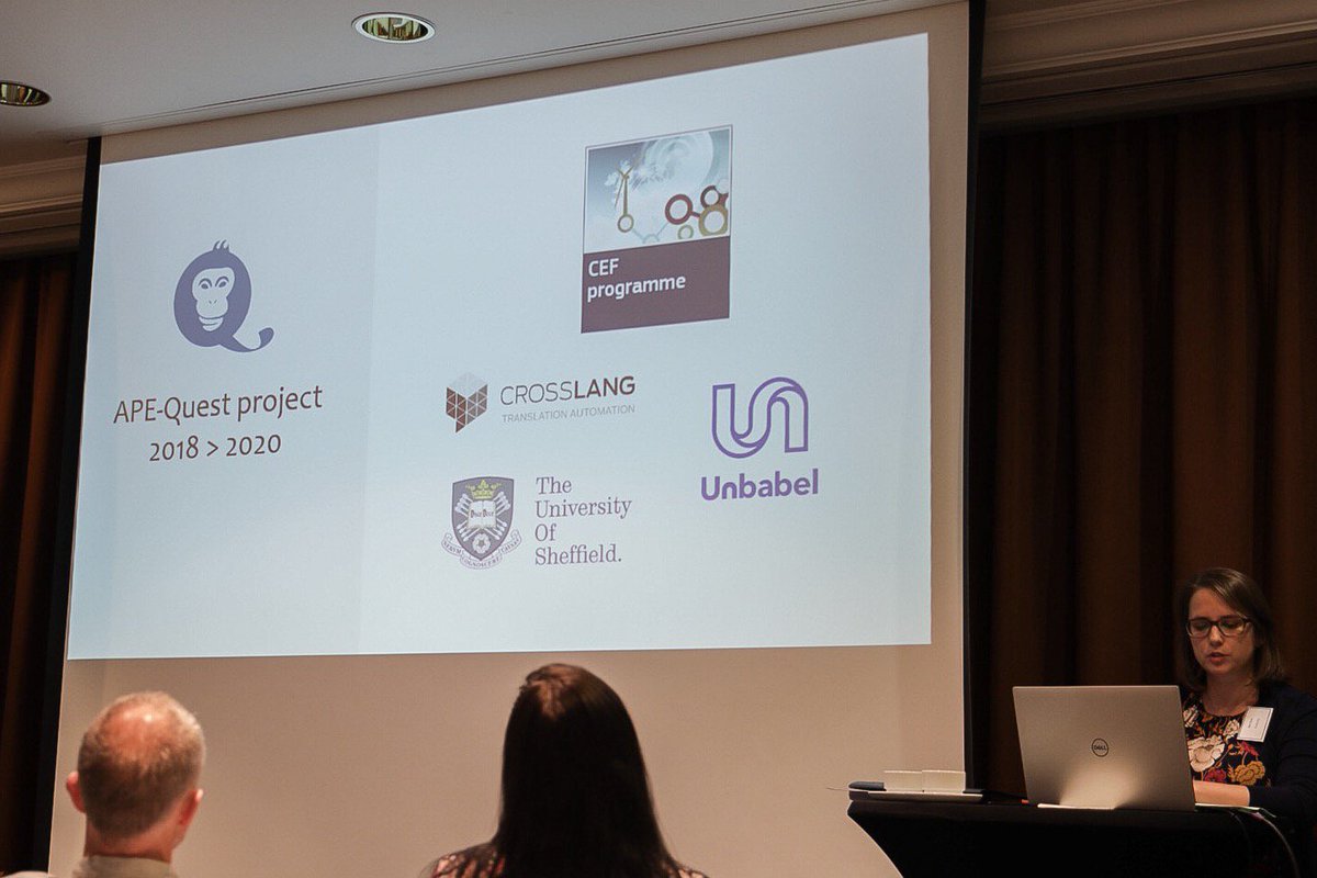 ape_quest's tweet photo. APE-QUEST is presenting on the CEF workshop Showcasing LT in H2020 and INEA projects https://t.co/ziKAbTdhO4