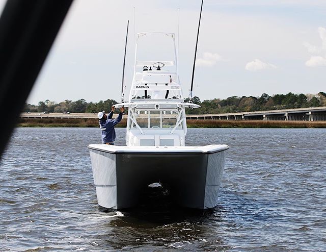 Getting ready for the weekend!
.
.
.
.
.
#freemanboatworks #freemanfamily #freeman42lr #freeman #catamaran #catamarans #centerconsole #centerconsolesonly #offshore #offshorefishing #outrigger #marshtackycarbon #garmin #garminmarine #jlaudio #flir #yamaha #yamahaoutboards #dr…