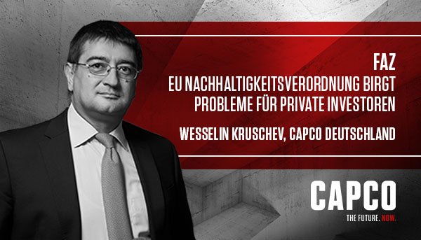 Gewaltiger Mehraufwand für die #Finanzindustrie durch neue Nachhaltigkeitsrichtlinien . Während mehr Transparenz allgemein begrüßt wird, erläutert <a href="/Capco/">Capco</a> Experte Wesselin Kruschev in der FAZ, die Schwierigkeiten für private #Anleger.
okt.to/T63XWa