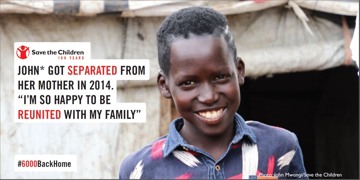 SCSouthSudan's tweet photo. #FridayMotivation. John* got separated from his mother in 2014. A look at his mood shortly after reunification with his mother this month. “I’m so happy to be reunited with my family”, he says. #6000BackHome @unicefssudan @ESASavechildren https://t.co/oTJFtRv9x4