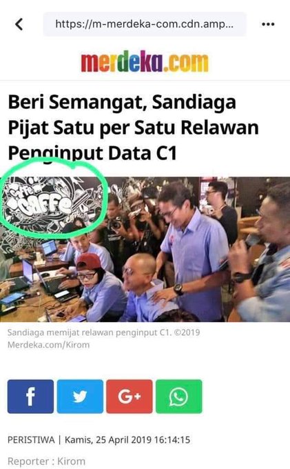 Beri Semangat Dengan Pijat Satu Per Satu Relawannya, Kepo 