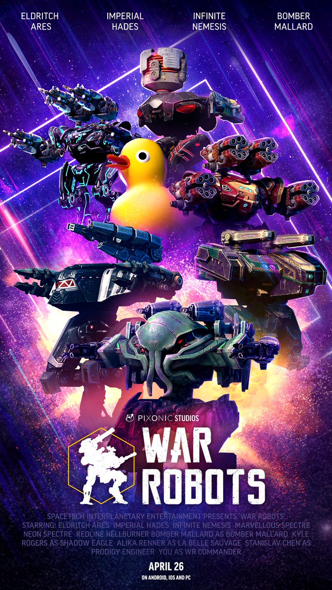 warrobotsjp's tweet photo. War Robots、集合せよ！ https://t.co/iu48f7j0oO